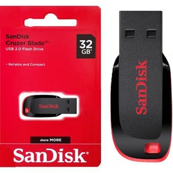 SanDisk 32GB Cruzer Blade Flash Drive