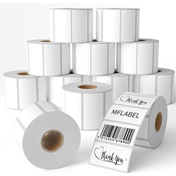 Bixolon 1" x1" (27mm x27mm)  Thermal Labels, 5000 labels per roll