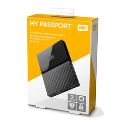 WD My Passport 2TB - Black,  WDBYVG0020BBK-WESN