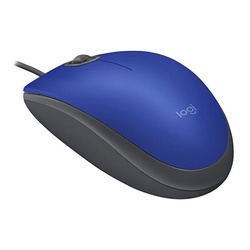Logitech USB Silent Mouse M110 - Blue - 910-005488