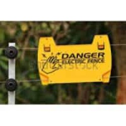 Electric Fence Danger Warning Sign