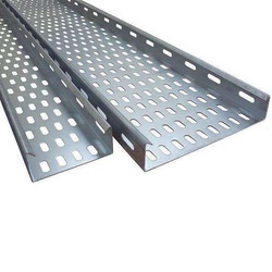 10" x 1" Galvanized Metal Cable Trays (250mm x 25mm x 2440mm Cable Trays)