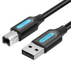 Vention  1M  USB 2.0 A Male to B Male Cable Black PVC Type, COQBF