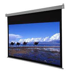 120" X 120" Motorized  Electric Projector Screen
