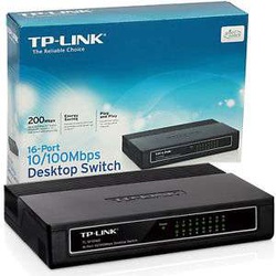 TP-link TL-SF1016D 16-Port 10/100 Desktop Switch