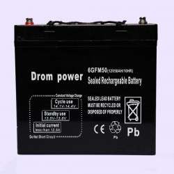 Drom Power 12V 50AH Lead Acid Battery