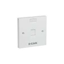 D-Link Cat 6 Single Faceplate, NFP-0WHI11