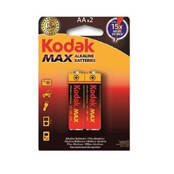Kodak Double AA 1.5V Alkaline Batteries (2-Pack)