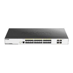 D-Link DGS-3000-28XS 24 SFP ports + 4 10G SFP+ ports Managed L2 Metro Ethernet Gigabit Switch