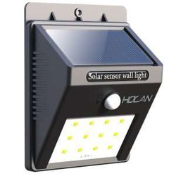 Buy 12 LED Solar Light  Motion Sensor And Photocell