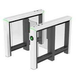 Zkteco SBT2022S Swing Barrier with controller and fingerprint and RFID readers