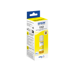 Espon 112 EcoTank Pigment Yellow Ink Bottle, C13T06C44A