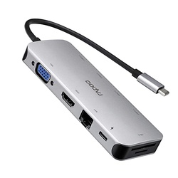 Rapoo Type C XD100C  5 in 1 USB HUB  with 4K HDMI, 3 USB 3.0 Ports, Type C Charging