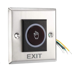Metallic LED No touch exit switch button