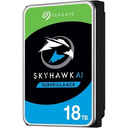 Seagate 18TB SkyHawk AI 7200 rpm SATA III 3.5" Internal Surveillance HDD, ST18000VE002
