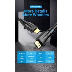 Vention  15 Meter HDMI Cable  Black, AAGBN