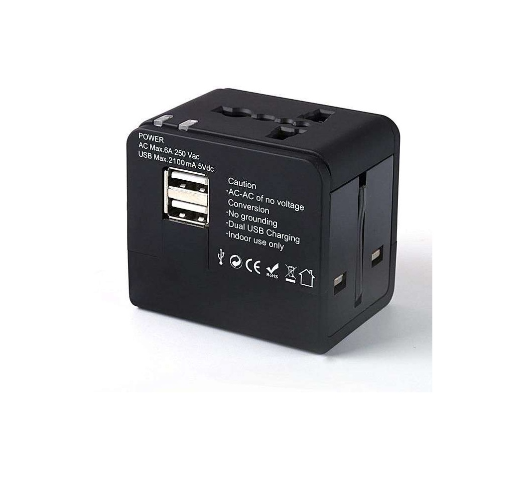 Tronic Universal Travel Adaptor with USB Port | Mtech