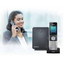 Yealink W60P Wireless Cordless  DECT IP Phone with basestation