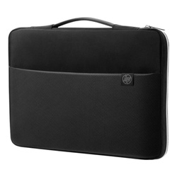 HP 15.6" Black/Silver laptop Carry Sleeve, 3XD36AA