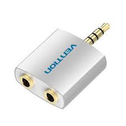 Vention 4 Pole 3.5mm Male to two 3.5mm Female Audio Adapter
