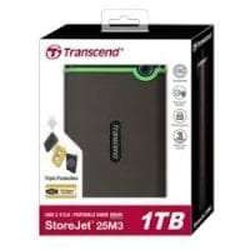 500 GB TRANSCEND Storejet 25M3 External Hard Drive with USB 3.1