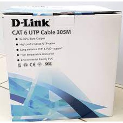 D-link Cat 6 4 pair UTP 305m indoor Cable