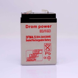 Drom Power 6V 4.5AH Lead Acid Battery