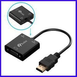 VGA to HDMI Converter With  Micro USB and Audio Port