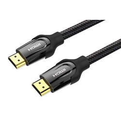 Vention Nylon Braided HDMI Cable 5M Black Metal Type