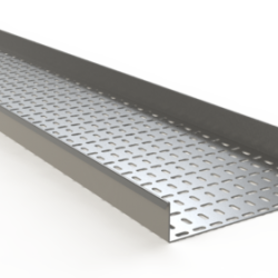 10" x 2" Galvanized Metal Cable Trays,  250mm x 50mm x 2440mm Cable Tray