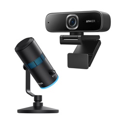Anker PowerConf C300 Smart Full HD Webcam PowerCast M300 USB Microphone