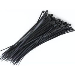 400 X 4.8 PVC Cable Ties, Black