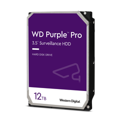 WD 12TB Purple Pro 7200 rpm SATA III 3.5" Internal Surveillance Hard Drive, WD121PURP