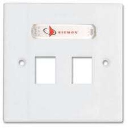 Siemon Cat 6 Double Face Plates with Module
