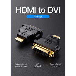 Vention HDMI Female to DVI (24+1) Male Adapter Black, AILB0