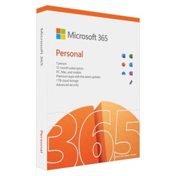 Microsoft 365 Personal, English Subscription 1YR Africa Only, Medialess P6 (1USER 5 DEVICES)