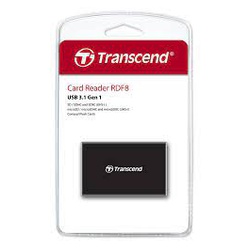 Transcend SD and microSD Card Reader USB 3.1 Gen 1, Black