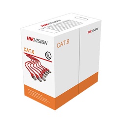 Hikvision 305 m CAT6 UTP Network Cable, DS-1LN6U-W/CCA