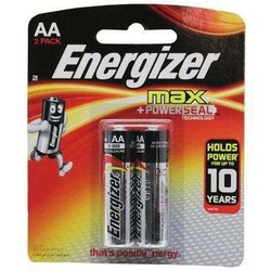 Energizer Max AA Alkaline 2-Pack Batteries