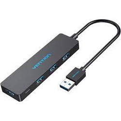 Vention 4-Port USB 3.0 Hub With Type C &amp; USB 3.0 2-In-1 Interface 0.15 Meter