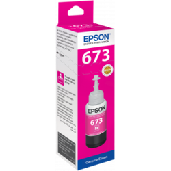 Epson T6733 Magenta 70ml Ink Bottle, for L800, L805, L810, L850, L1800-70ml - C13T67334A