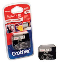 Brother M-K221 9mm Red on White tape