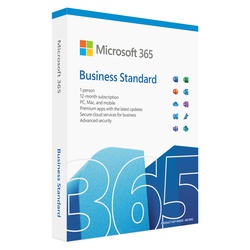 Microsoft 365 Business Standard, Retail All Lng SubPKL 1YR Onln Africa Only DwnLd NR (1 USER 5 DEVICES)