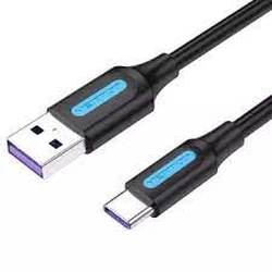 Vention USB 2.0 C Male To C Male 5A Cable 2M PVC Type