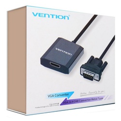 Vention HDMI to VGA with Female Micro USB and Audio Port