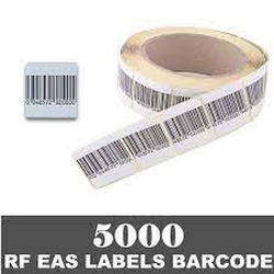 0000 RF 8.2MHZ PAPER SECURITY LABELS 1.5 INCH (4X4) WHITE VALUE PACKAGE