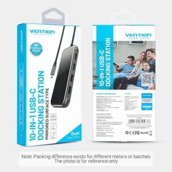 Vention Type C To Multi-function 10 in 1 Docking Station