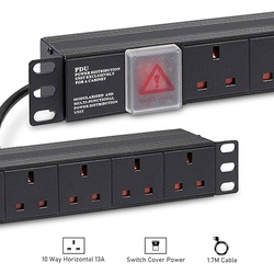 MTN 10 way Power distribution unit PDU, UK Plug