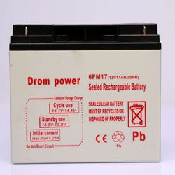 Drom Power 12V 17AH Lead Acid Battery