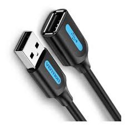 Vention 1.5M  USB 2.0 A Male to A Female Extension Cable black PVC Type, CBIBG